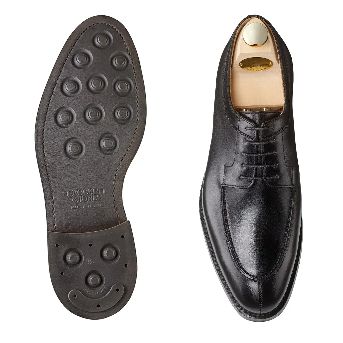 Trendy Footwear Toe Ease Hardwick Black Calf