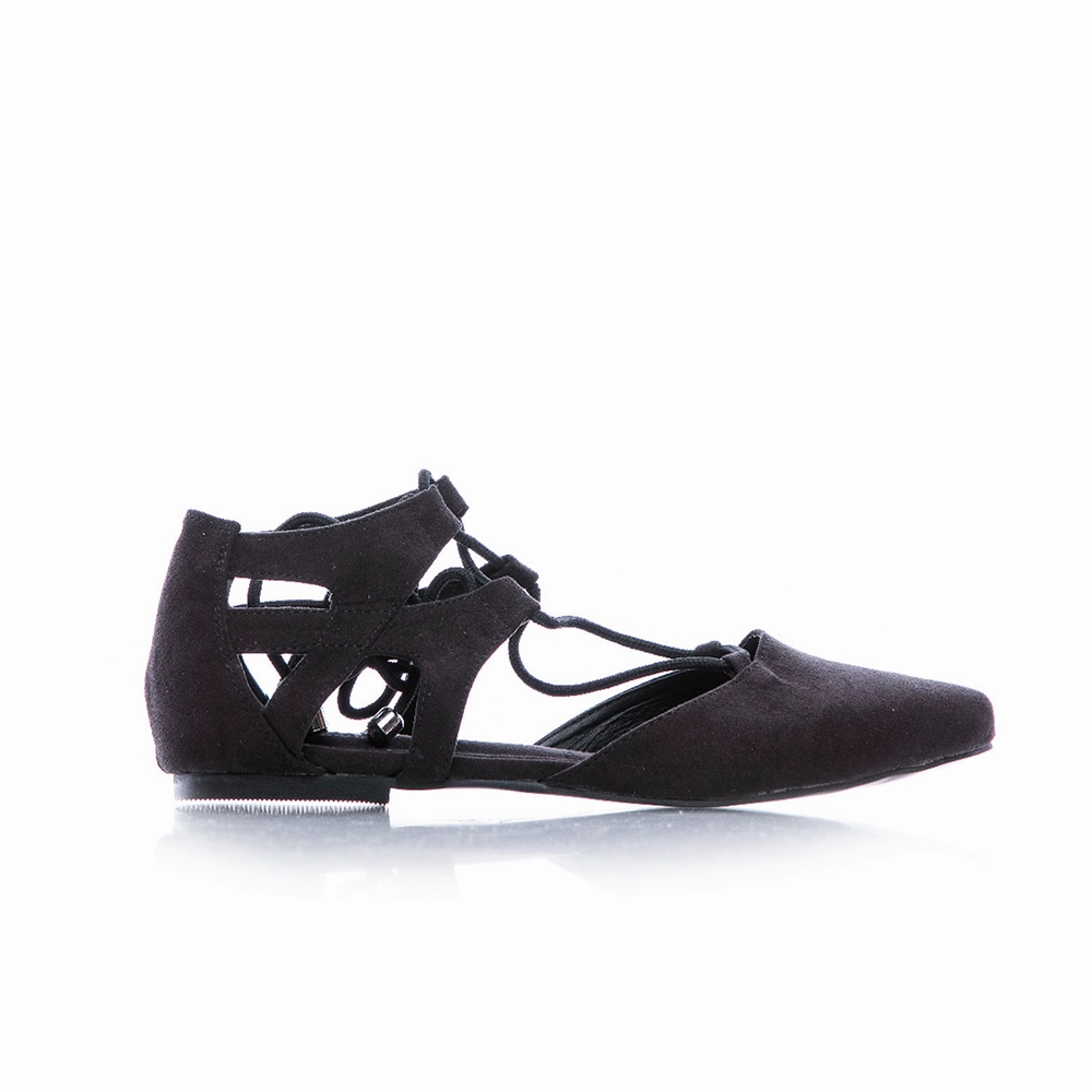 Street Guard Classic Design Rosalina - Pointed Closed Toe Flat Dance Sandals (Street Sole)