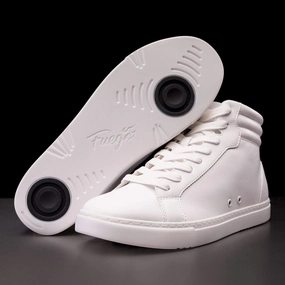 Fuego Dance Shoes White | High-top (Collective) Fashion Statement Feminine Feel