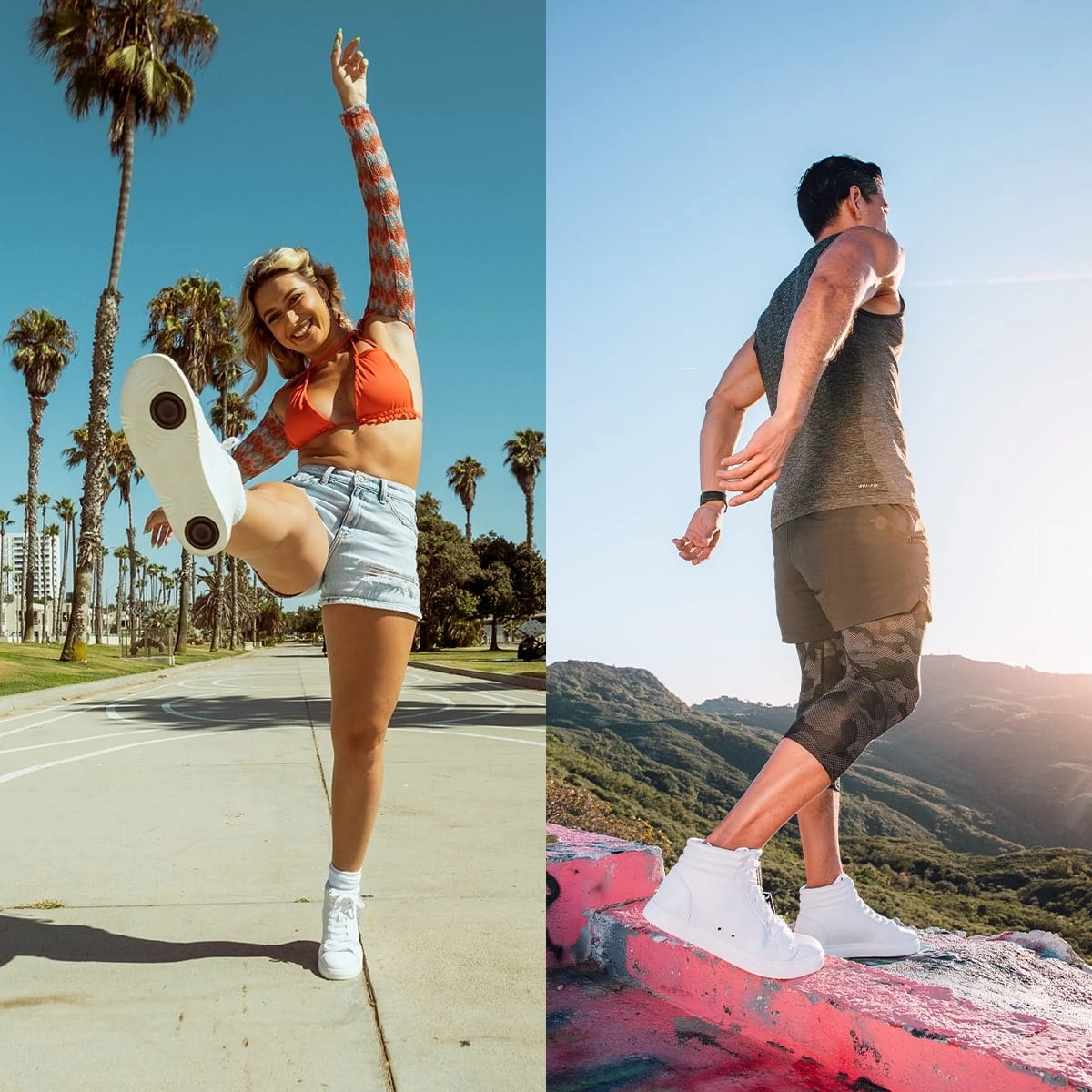 Summer Edge Fuego Dance Shoes White | High-top (Collective)