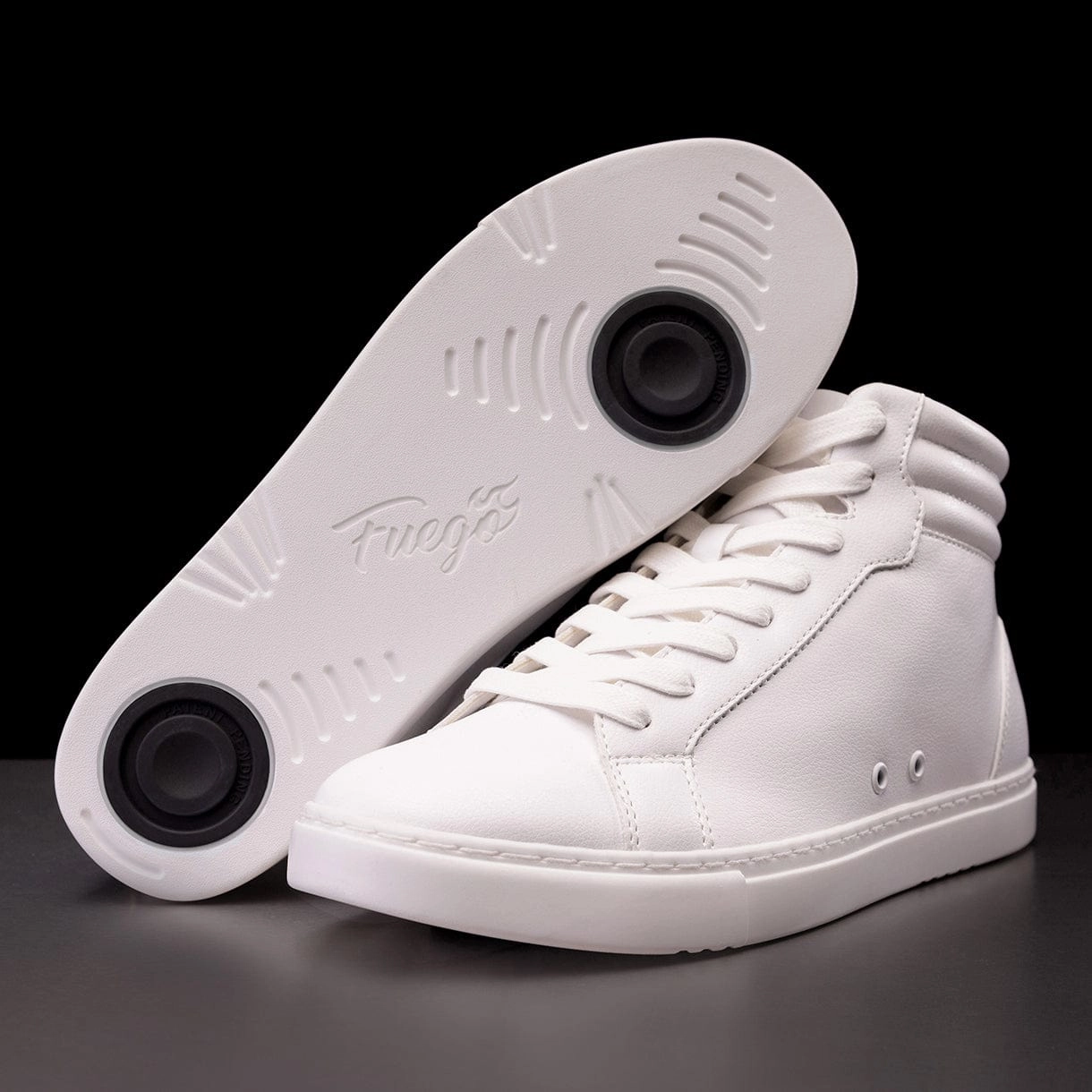Fuego Dance Shoes White | High-top (Collective) Fashion Statement Feminine Feel
