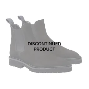 Poppy Black Suede Rugged Comfort