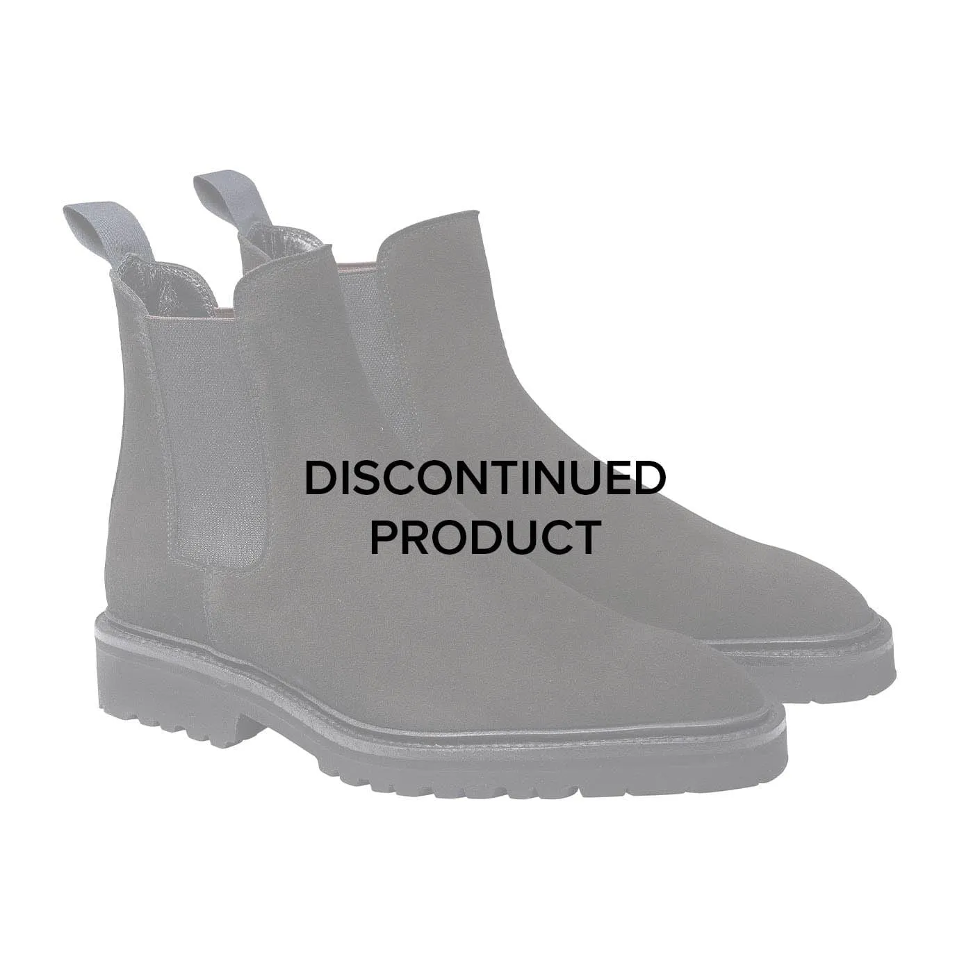 Poppy Black Suede Rugged Comfort