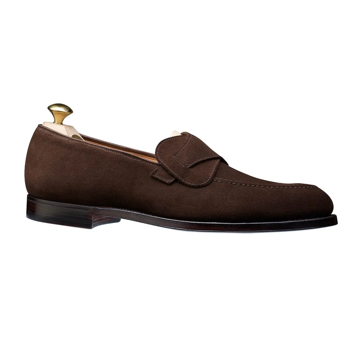 Everyday Luxury Dark Shade Selby Dark Brown Calf Suede