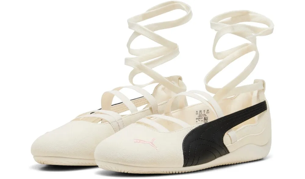 Non Slip Standing Workers PUMA x ROS?? Speedcat Ballet Shoe Warm White Black Frosty Pink (Women's)
