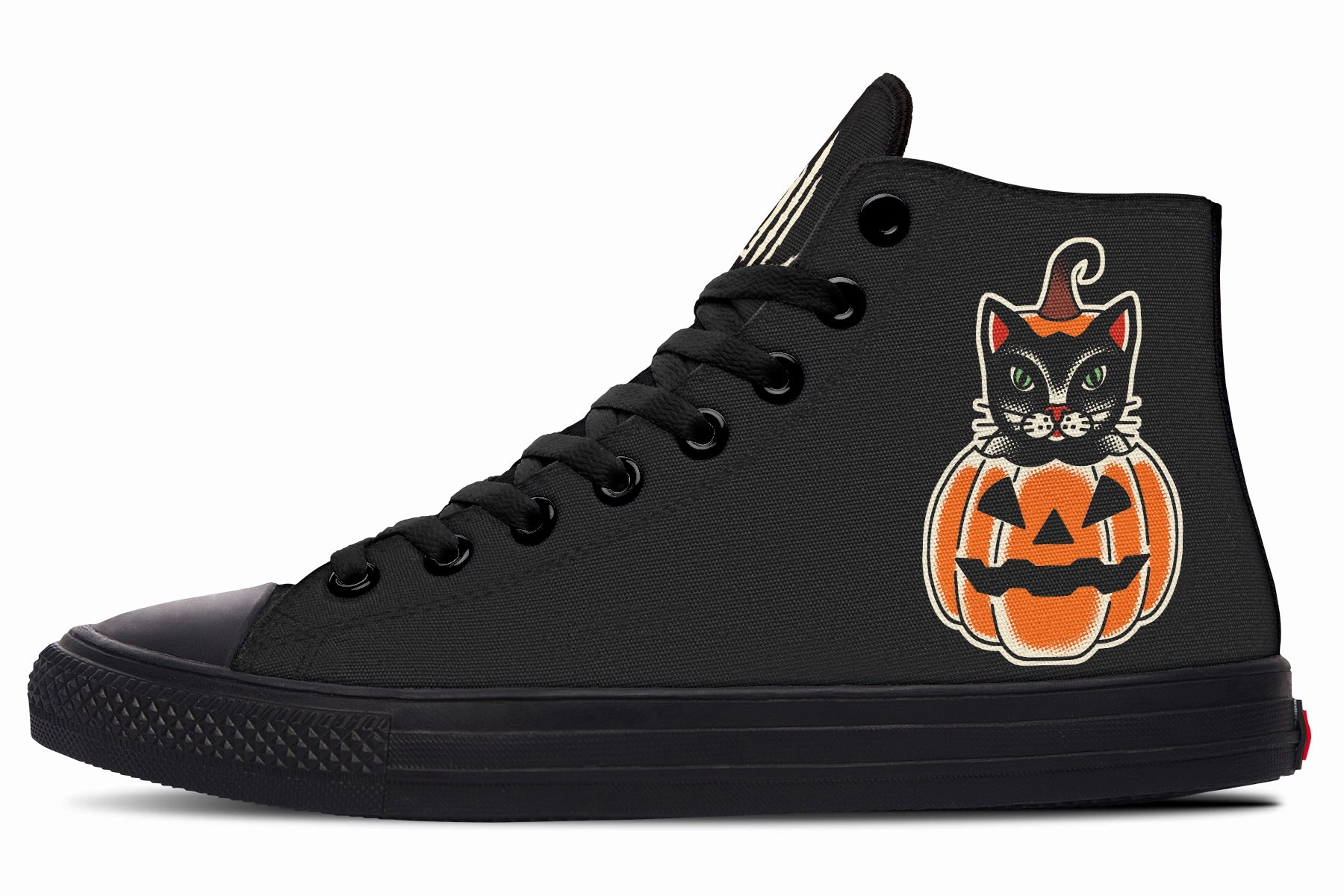Secure Korean Trend Pumpkin Cat High Tops