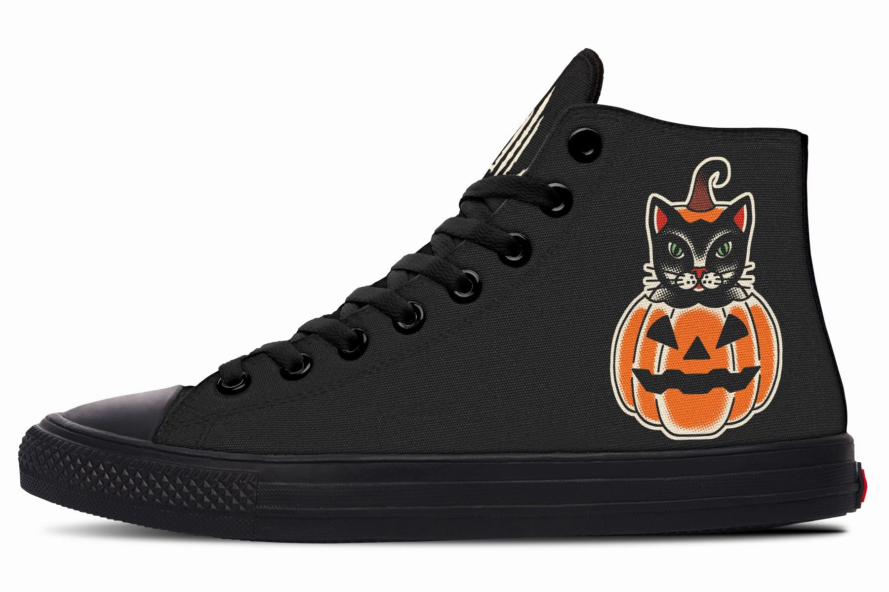 Swim Edge Pumpkin Cat High Tops