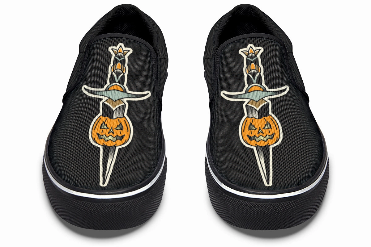 Pumpkin Dagger Slip On Shoes Body Balance