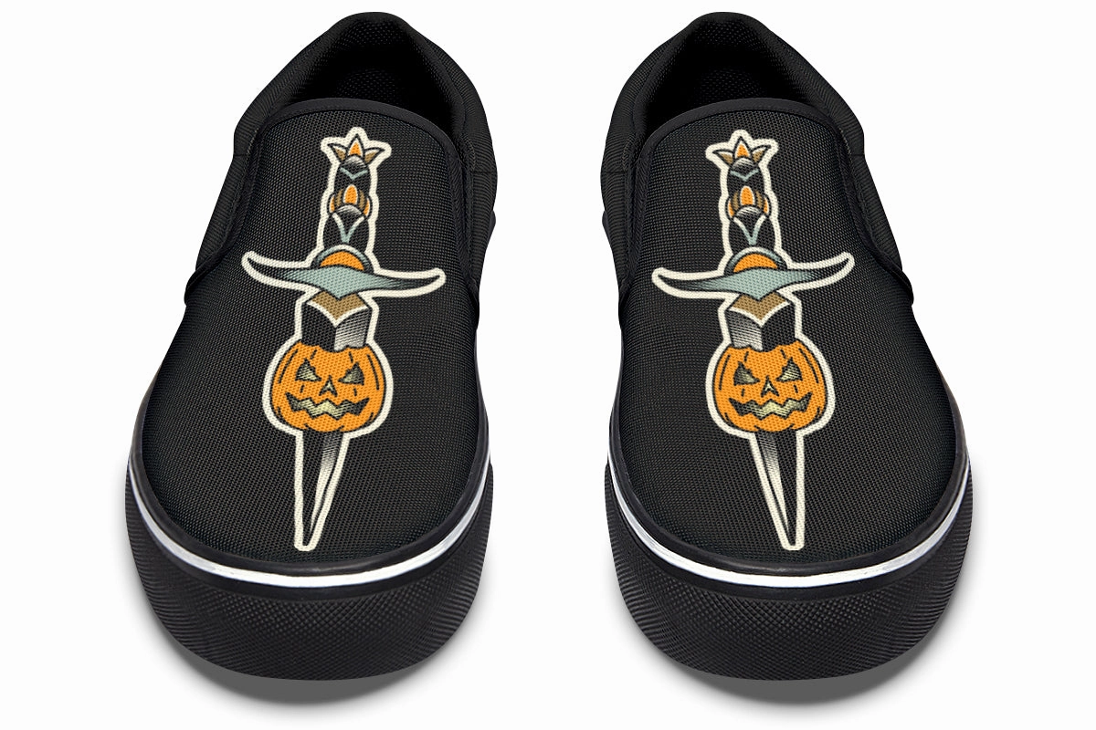 Pumpkin Dagger Slip On Shoes Body Balance