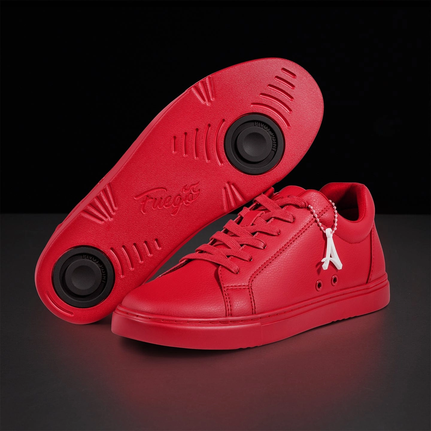 Fuego Dance Shoes ATACA Red | Low-top (Collective) Effortless Wear Night Glow