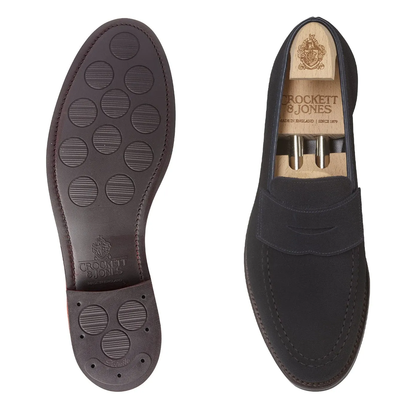 Elegant Style Harvard 2 Navy Suede