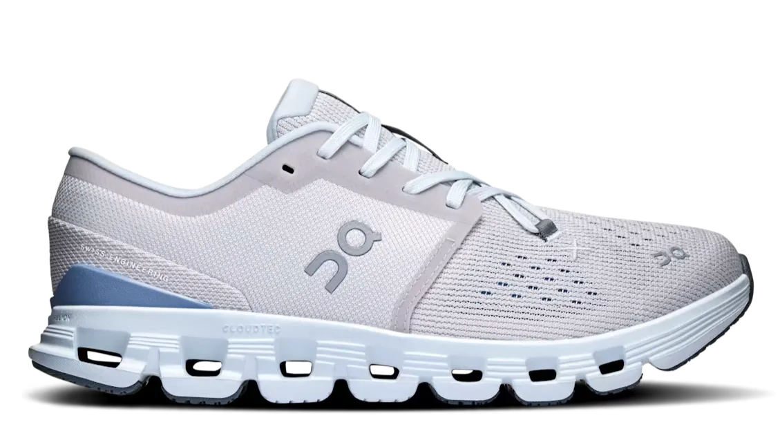 On Running Cloud X 4 Silver Chambray (Women) Urban Chill