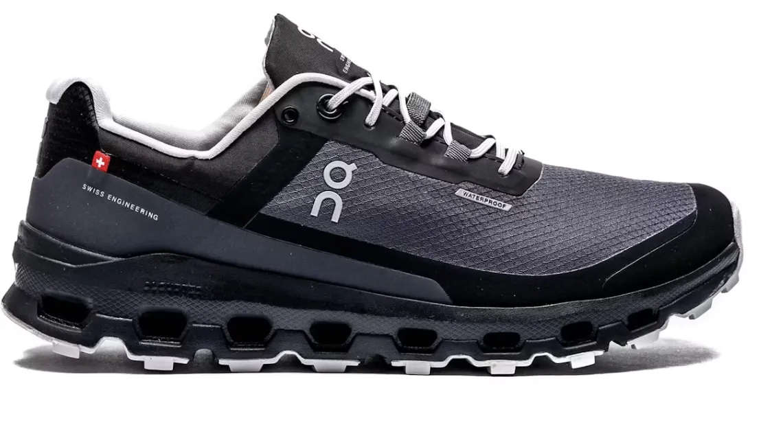 On Running Cloudvista Waterproof Eclipse Black (Women's) Beach Fun Low Arch