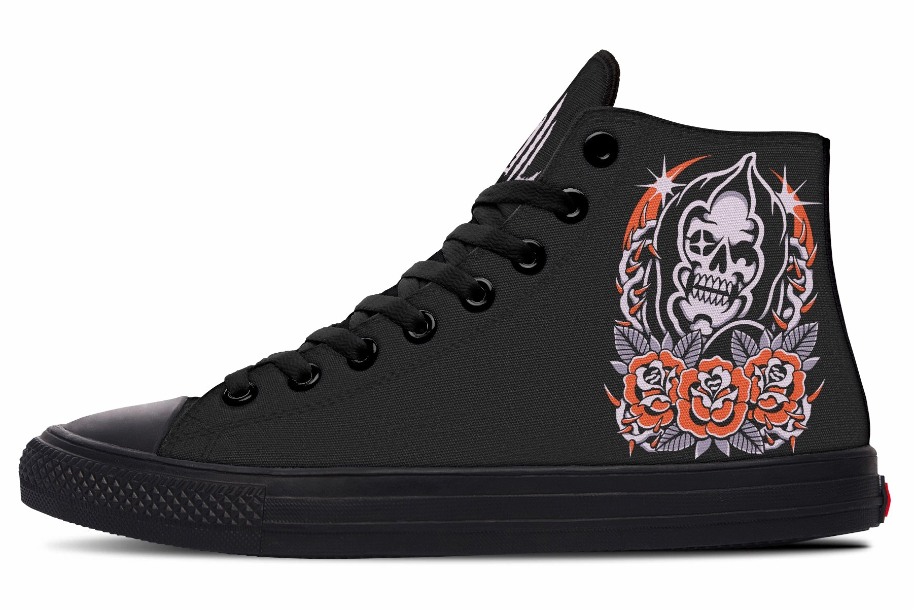 Leather Touch Light Run Reaper Roses High Tops