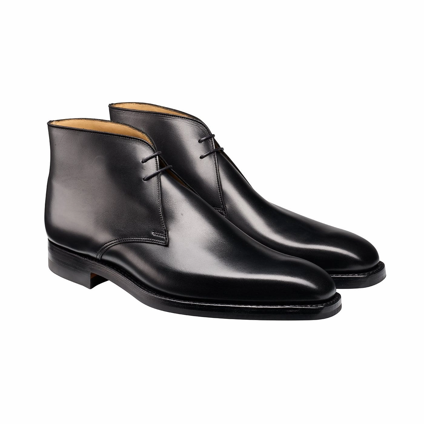 Utility Design Ankle Coverage Tetbury Black Wax Calf