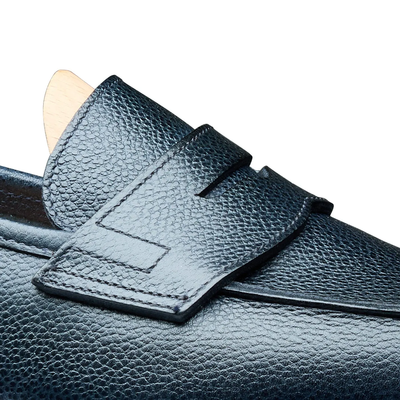 Camera Fit Smart Shoes Richmond 2 Navy Pebble Grain