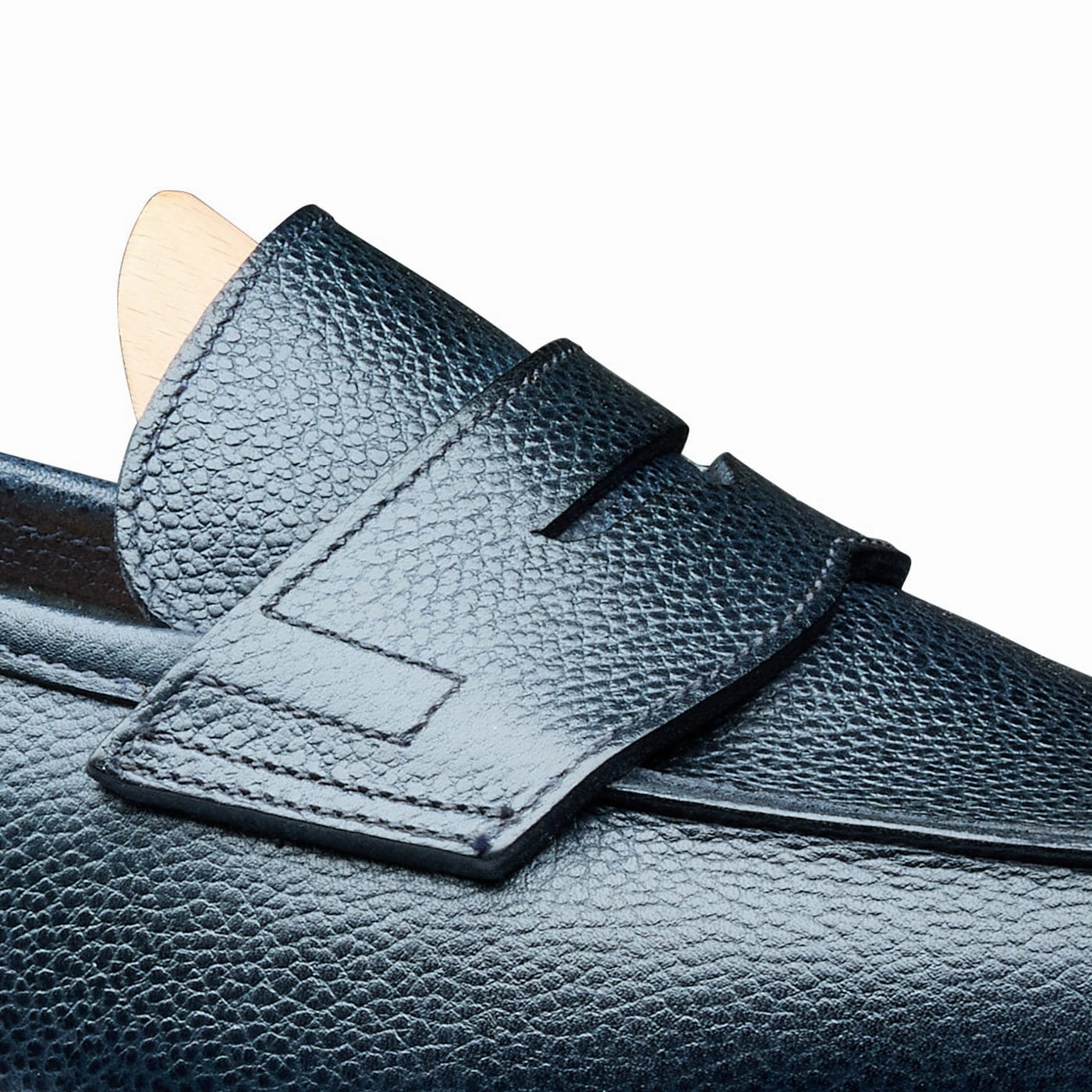 Camera Fit Smart Shoes Richmond 2 Navy Pebble Grain