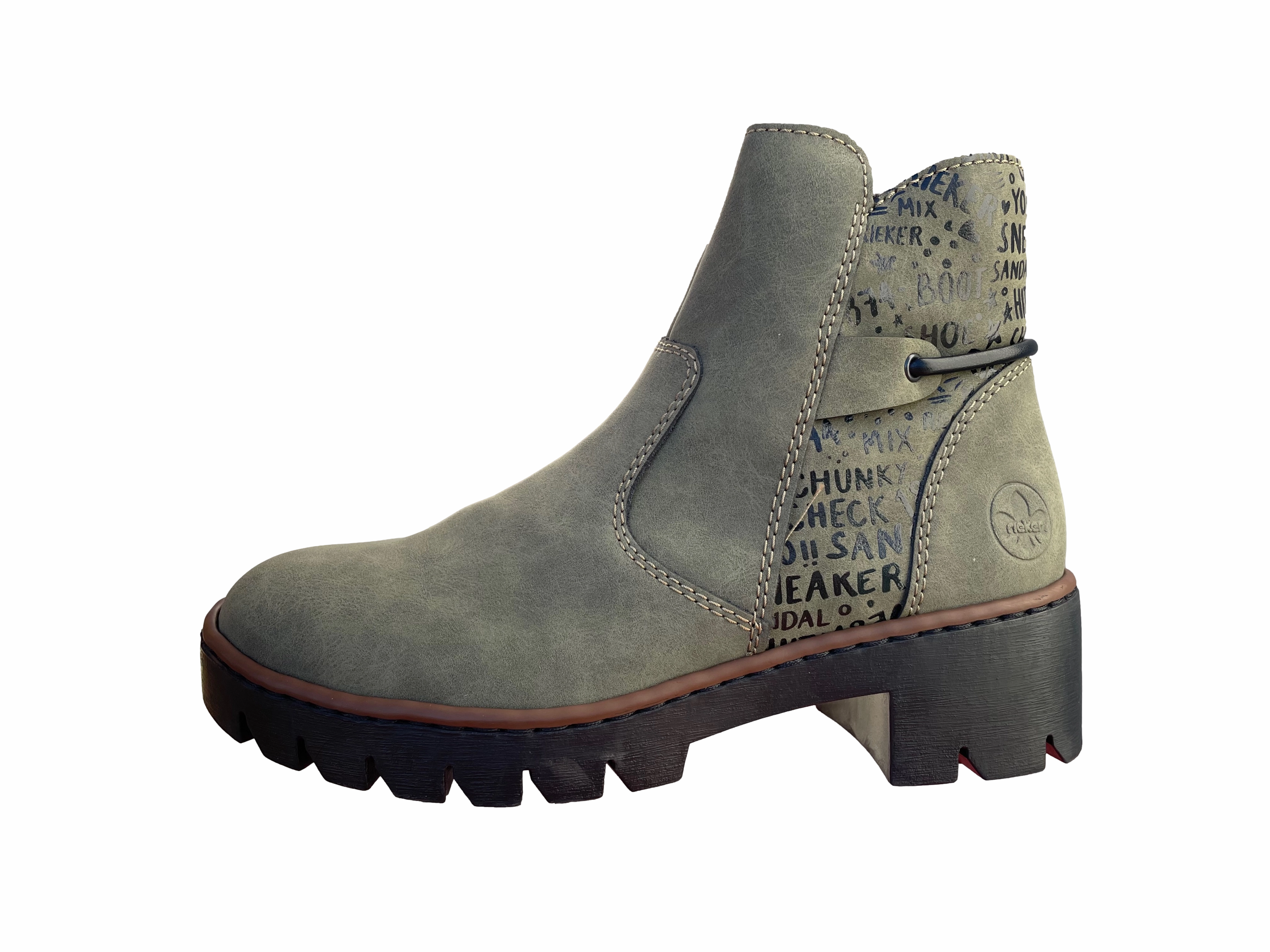 RIEKER BALFOUR Rain Ready Metallic Buckle