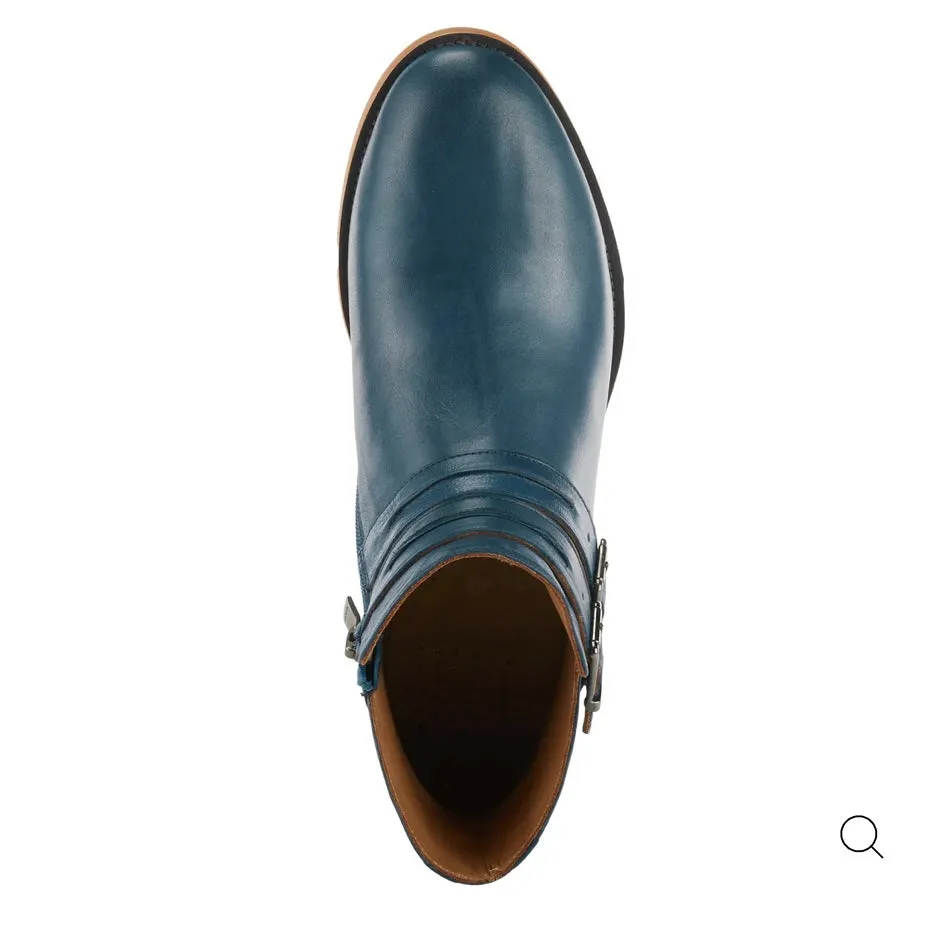 Pristina - Blue Suede Material Compact Frame