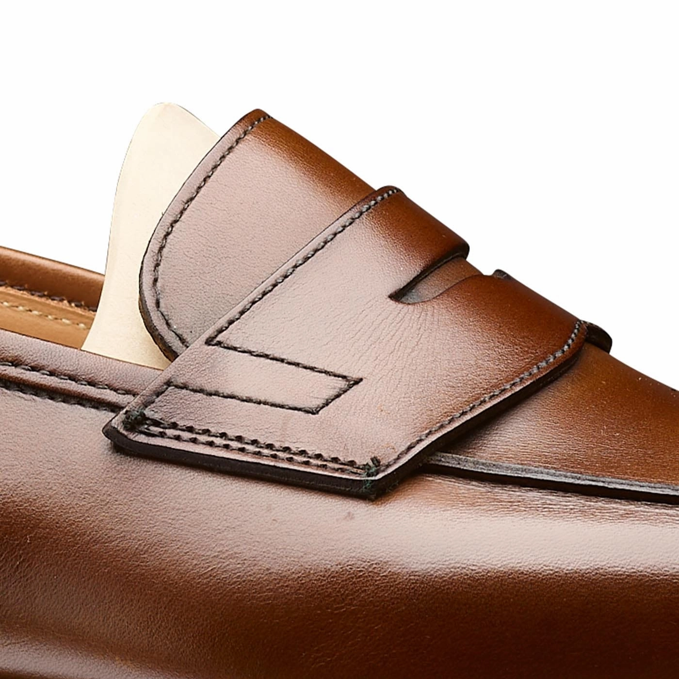 Grantham 2 Dark Brown Burnished Calf Timeless elegance