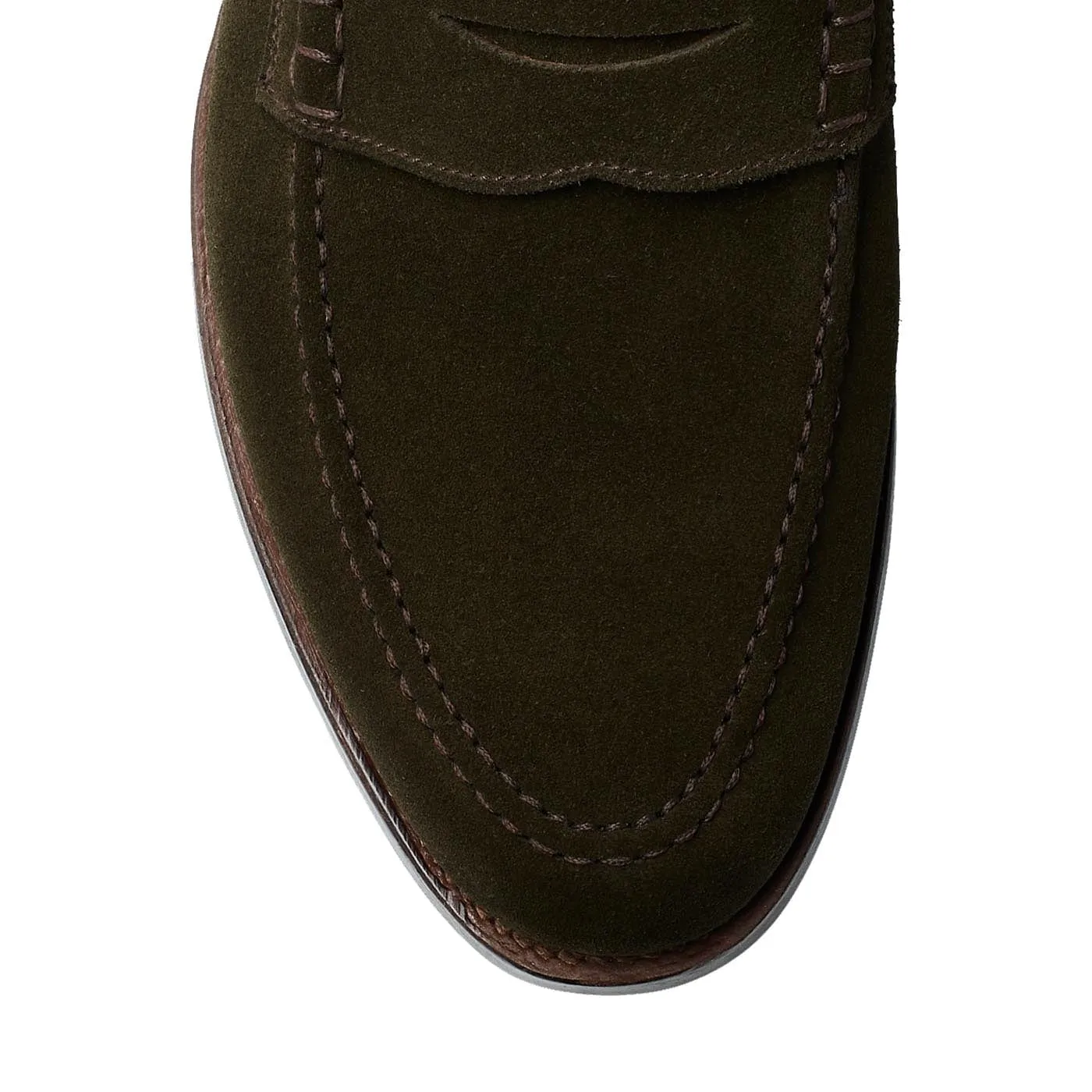 All Shade Seaton Earth Green Suede