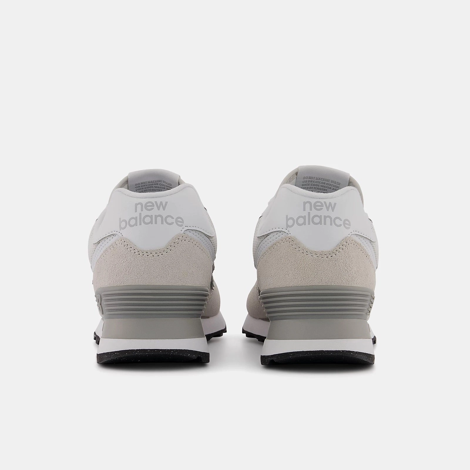 574 - Nimbus Cloud with White running with a removable insole stripe - design shoes