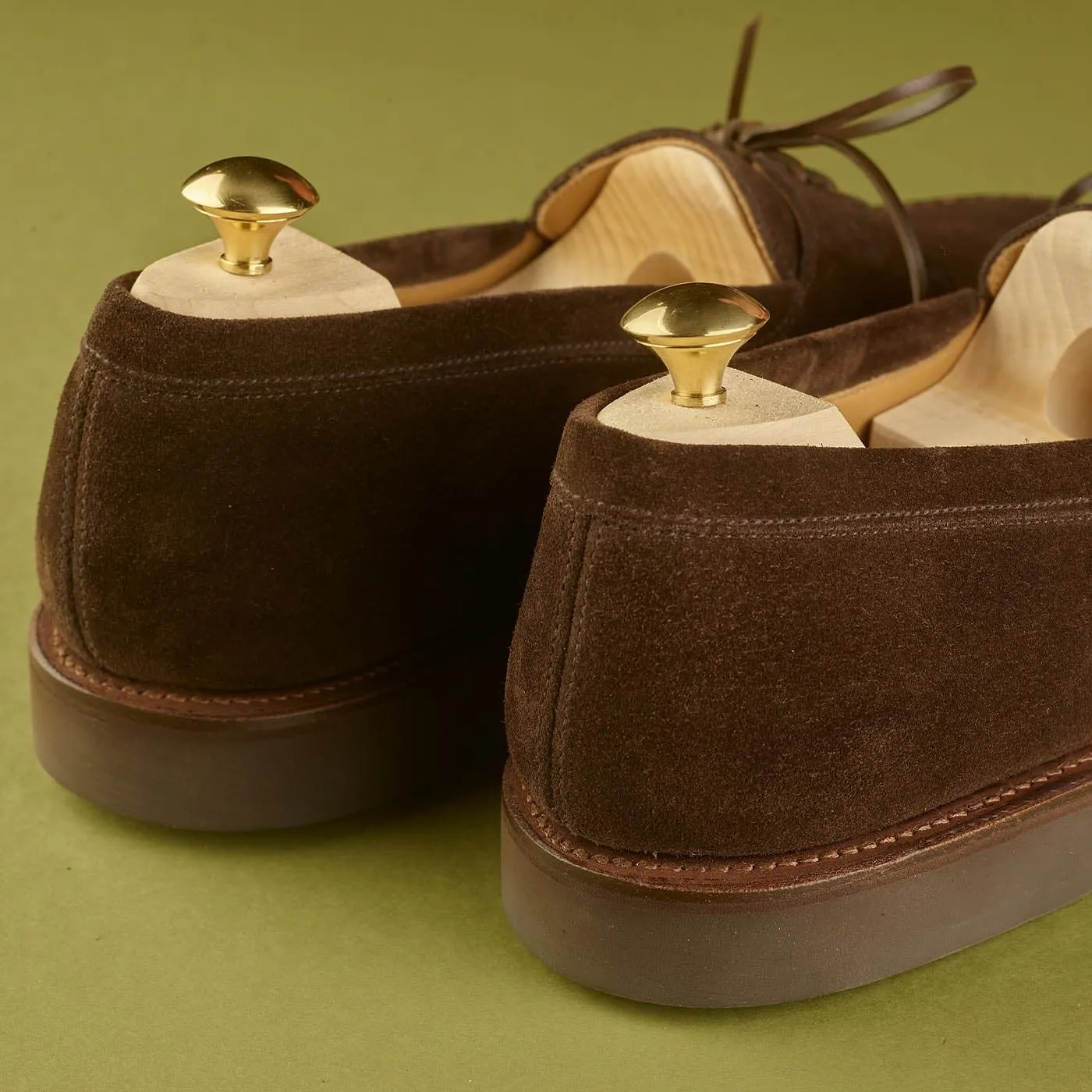 Suede Feel Falmouth Dark Brown Suede