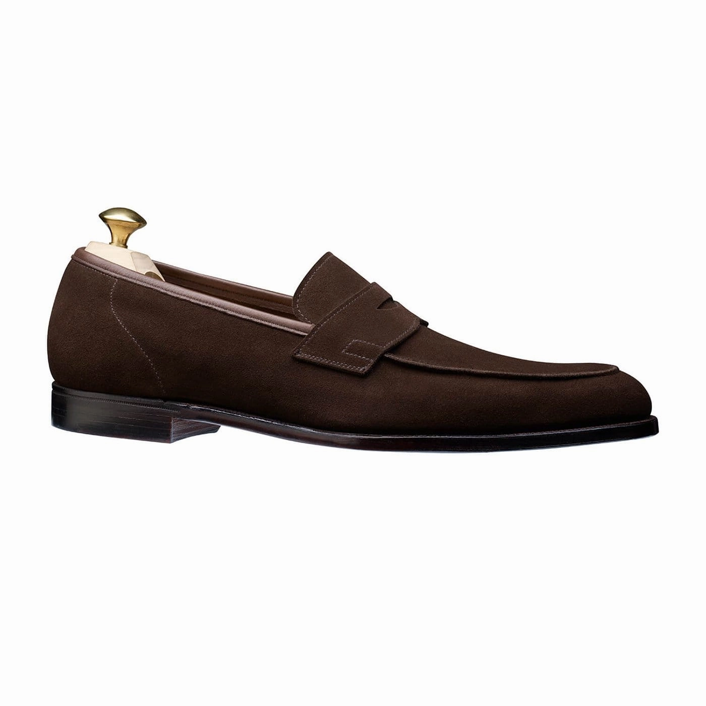 Cadogan Dark Brown Calf Suede Calm Shade