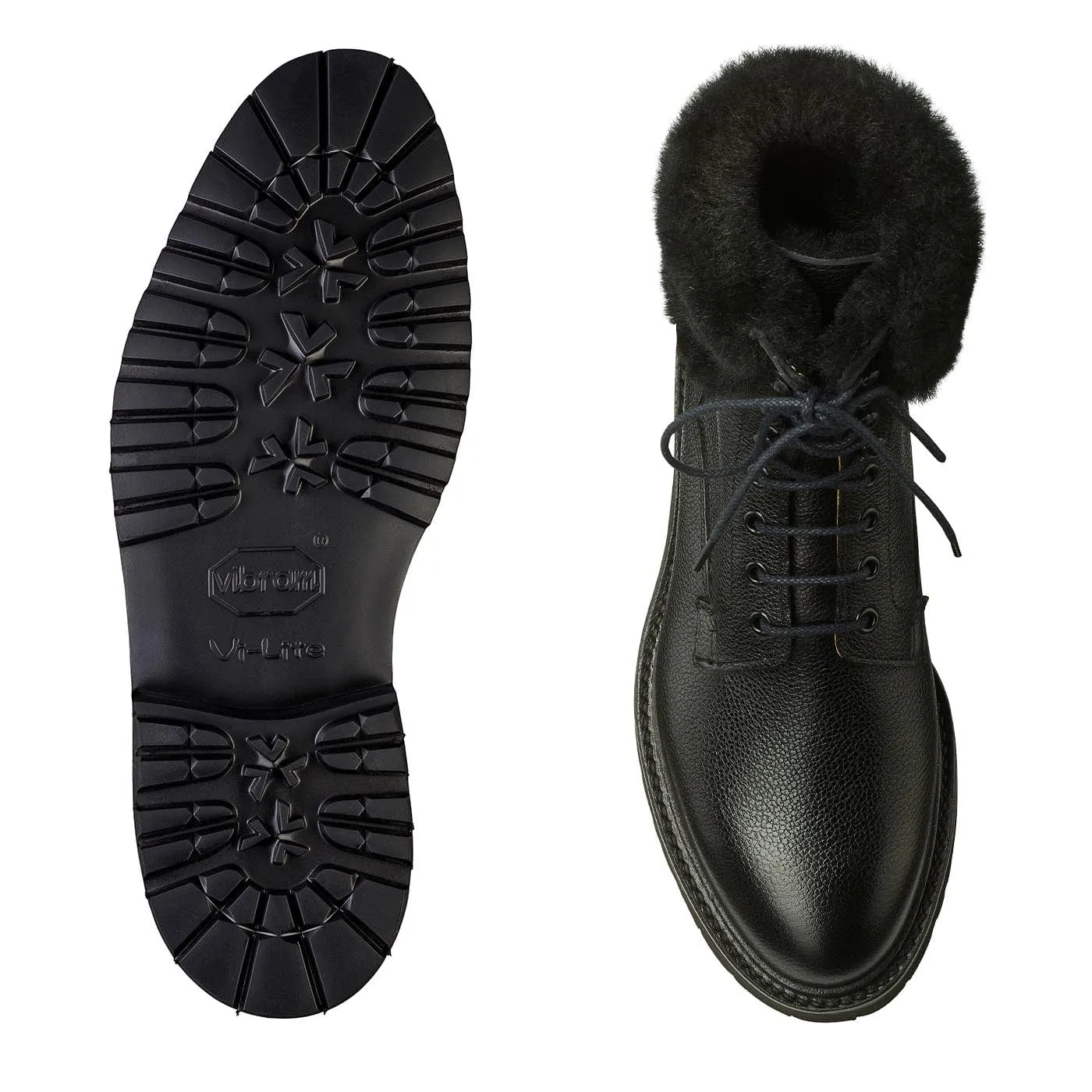 Ailsa Black Pebble Grain Zipper Closure Every Condition