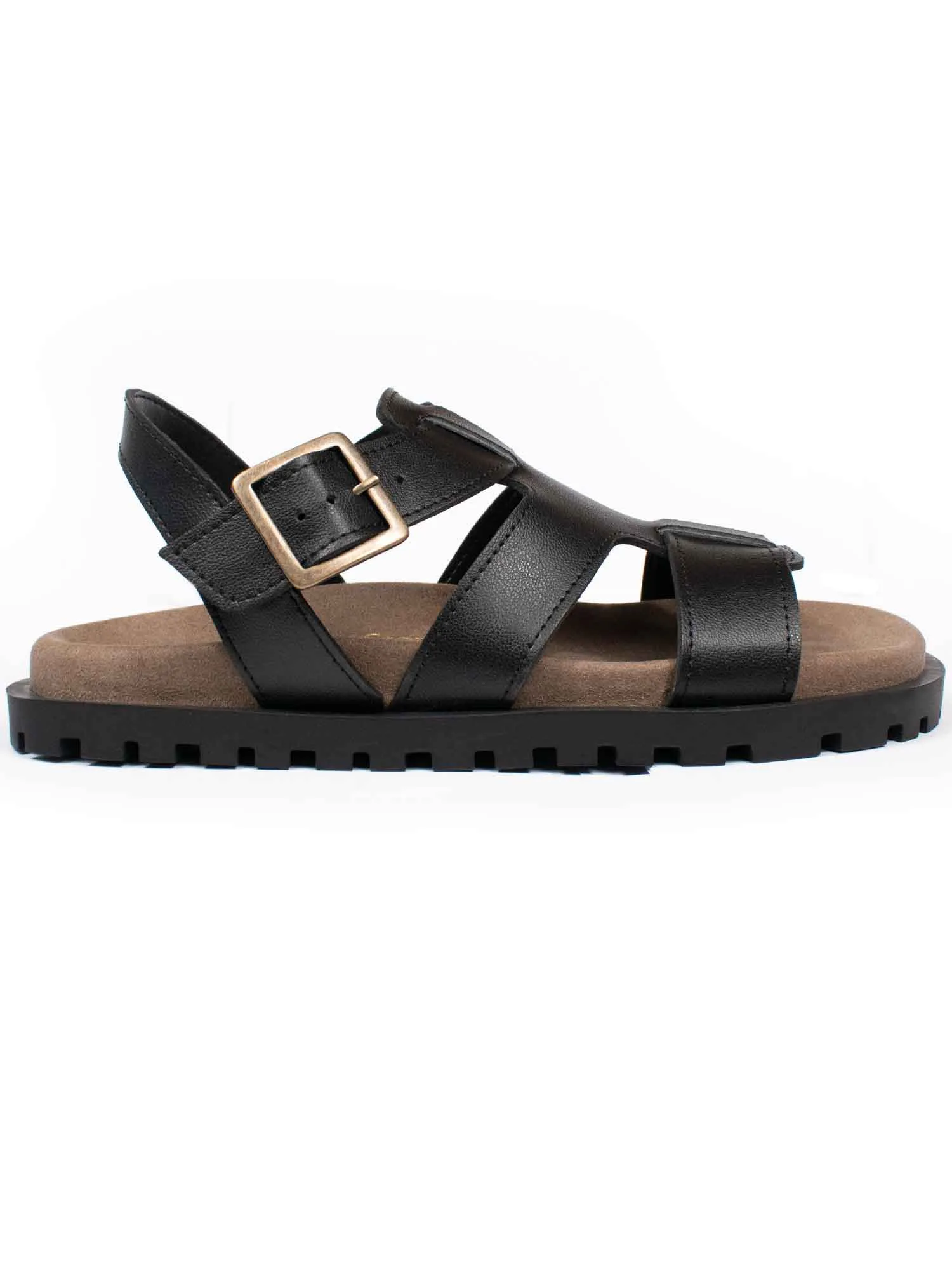 Cushion Zone Firm Hold Gladiator Footbed Sandals