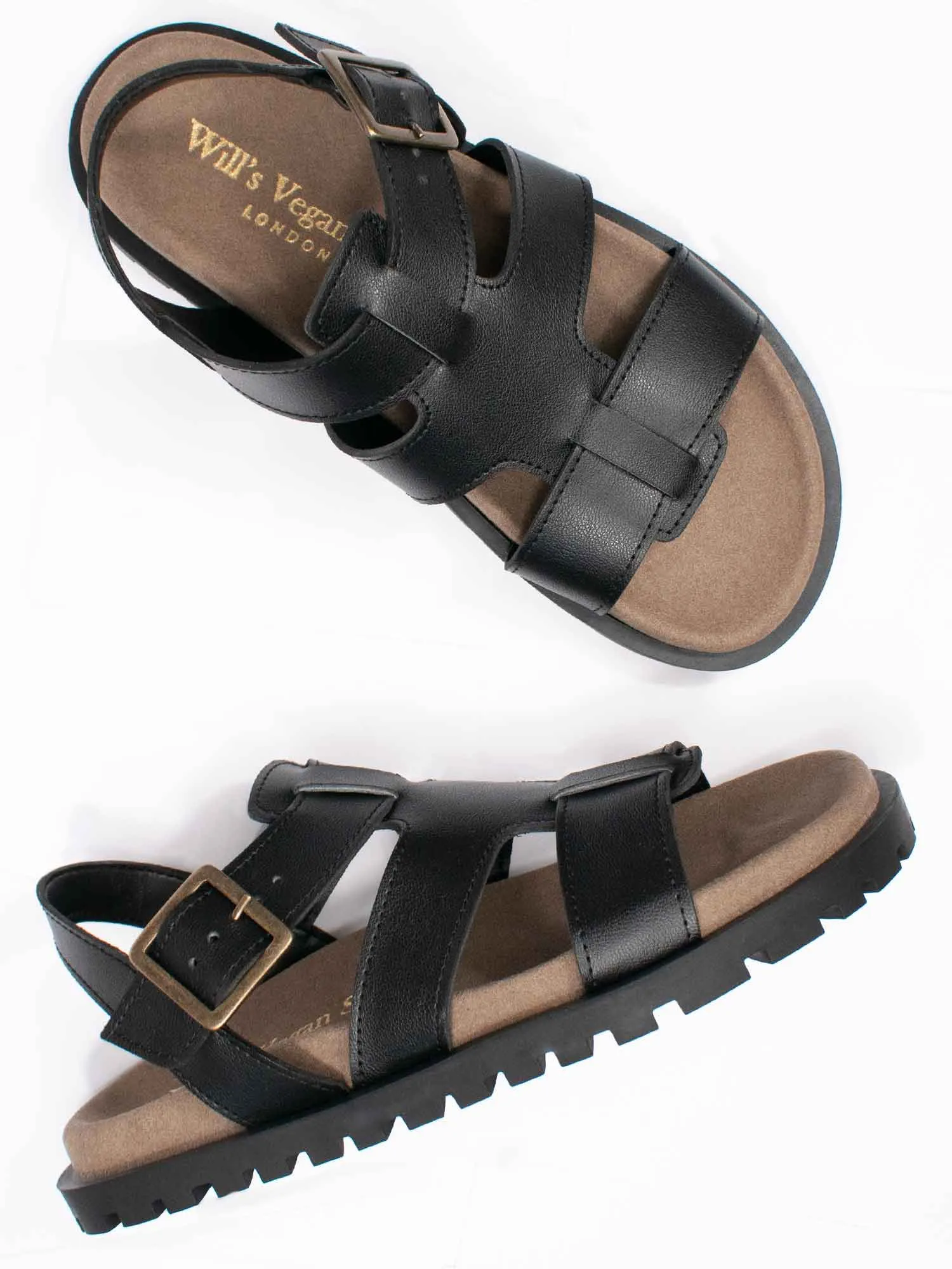 Soft Lining Gladiator Footbed Sandals