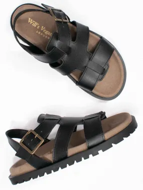 Soft Lining Gladiator Footbed Sandals