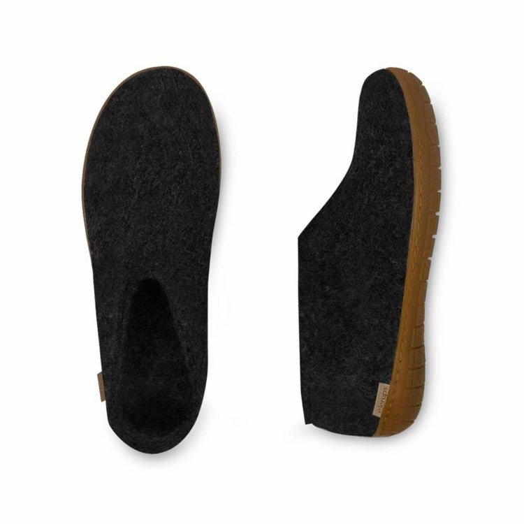 Easy Footwear Innovative Features Shoe with Honey Rubber - Charcoal