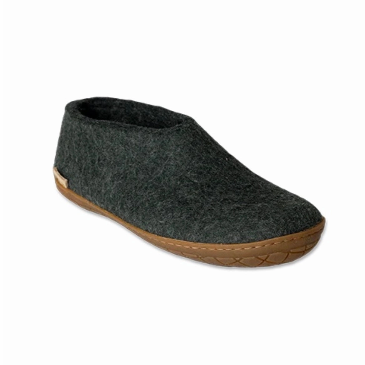 Non Slip Sole Comfortable Straps Shoe with Honey Rubber - Forest