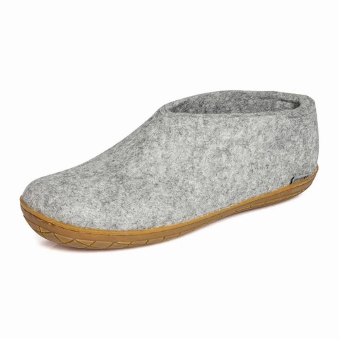 Mule Style Shoe with Honey Rubber - Grey