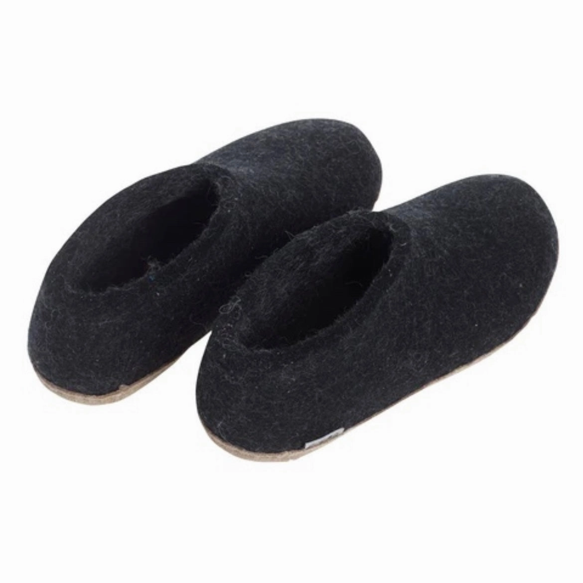 No Fuss Comfort air Shoe with Leather Sole - Charcoal