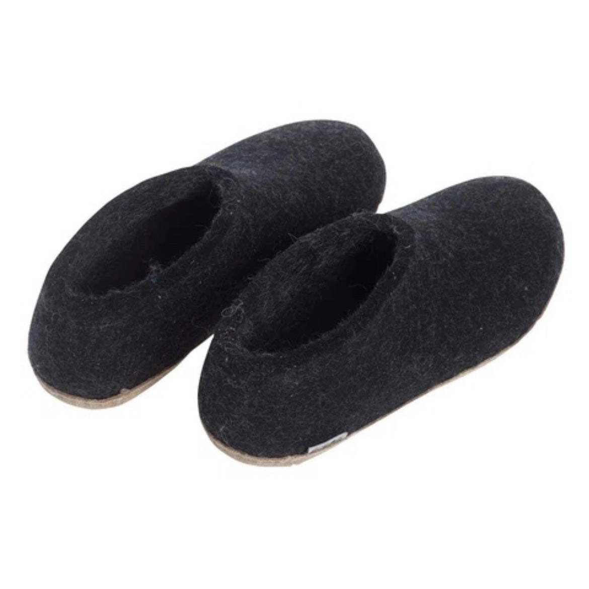 No Fuss Comfort air Shoe with Leather Sole - Charcoal