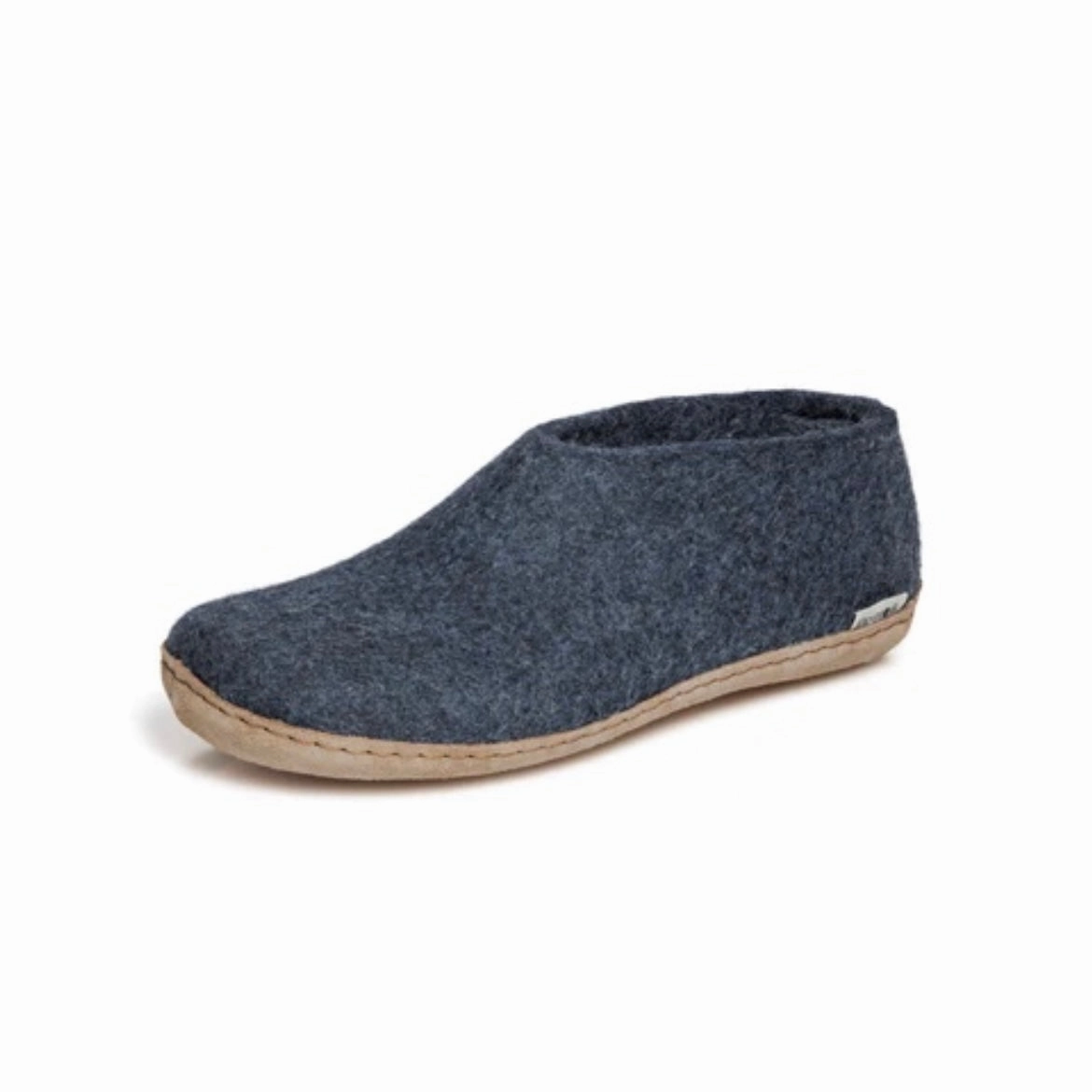 Shoe with Leather Sole - Denim High Quality Elastic Fit
