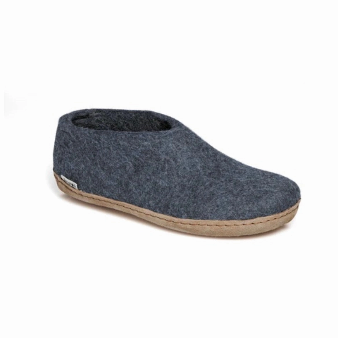 Flexible Comfortable Midsole Shoe with Leather Sole - Denim
