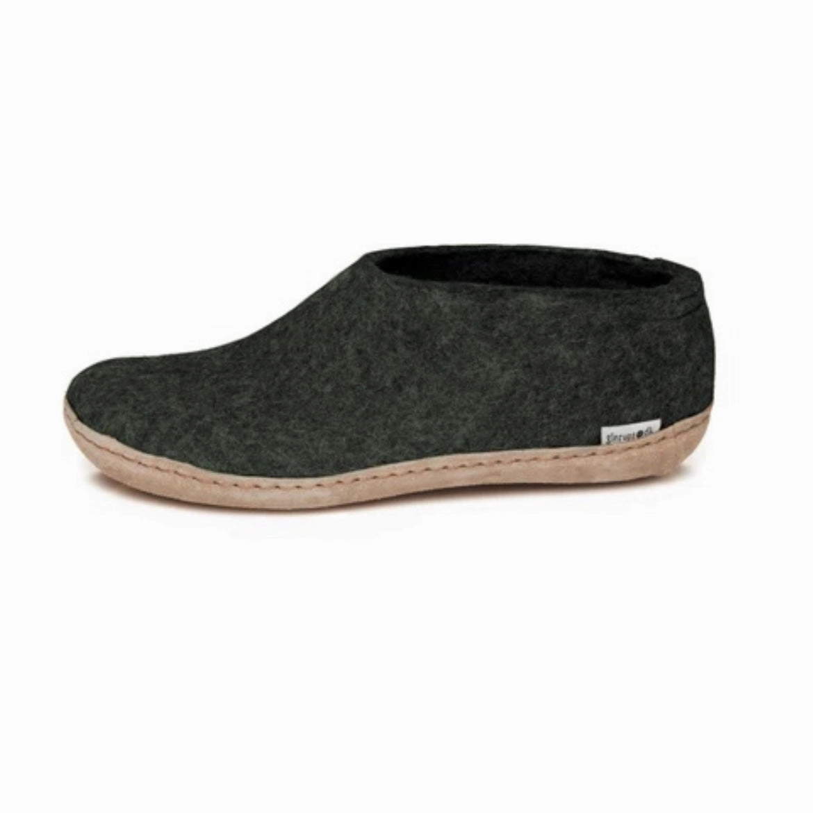 Shoe with Leather Sole - Forest Flexible Wear Relax Fit Shoes