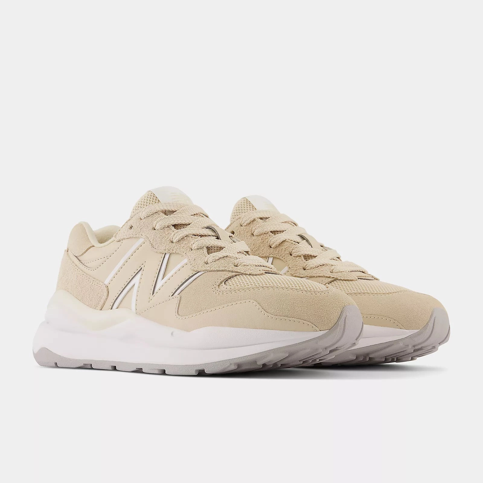 5740 - Sandstone with White cross - training ability formal - looking running shoes