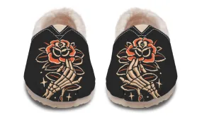 Skeleton Hands Winter Casual Shoes Shine Tone Wind Chill