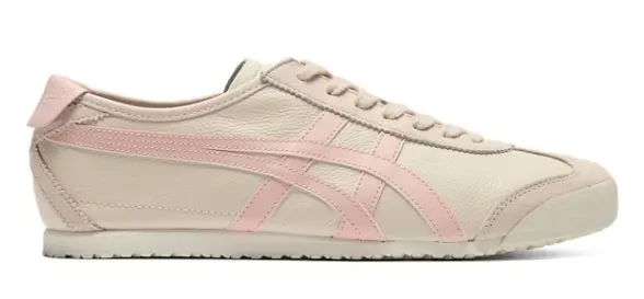 Onitsuka Tiger Mexico 66 Oatmeal Ginger Peach Feather Light Urban Stroll Look Ready