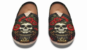 Impact Resistance Soft Tone Skull Vase Casual Shoes