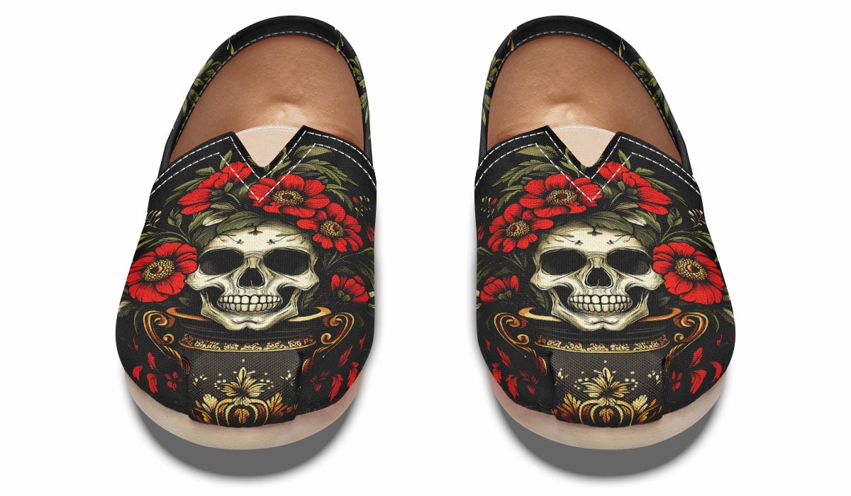 Skull Vase Casual Shoes Gift Easy