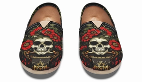 Impact Resistance Soft Tone Skull Vase Casual Shoes