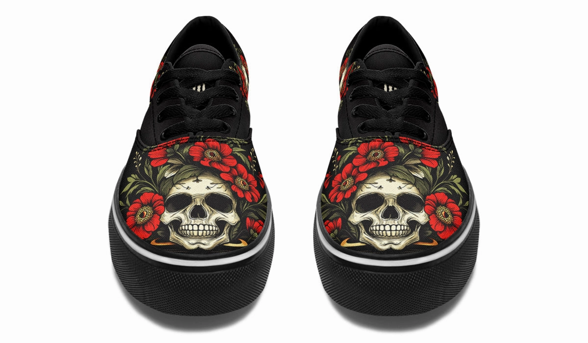Star Shine Sun Glow Skull Vase Classic Shoes