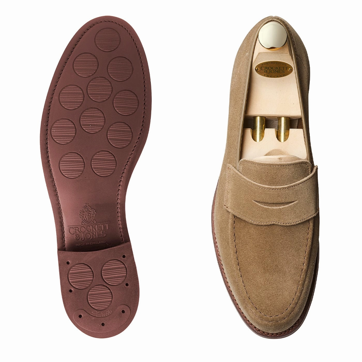 Harvard 2 Khaki Suede Core Fit Flexible Sole