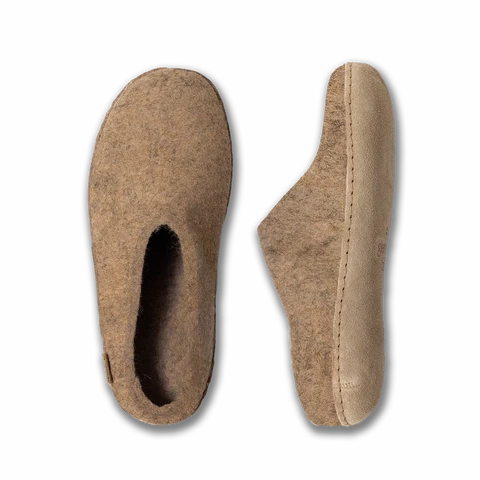 Slip-on with Leather Sole - Sand Perfect Fit Design anatomical design