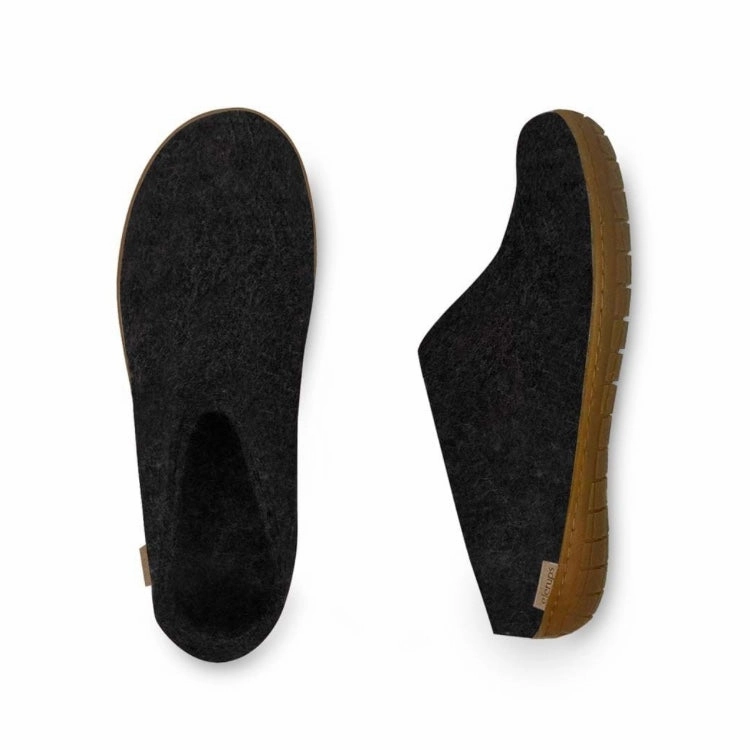 Simple Fit Sandals Slip-on with Honey Rubber - Charcoal